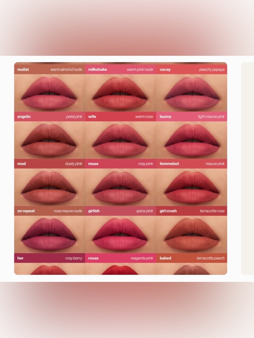 NIB Sunnies Face Fluffmatte [Weightless Modern Matte Lipstick] in GIRL CRUSH - Picture 3 of 4